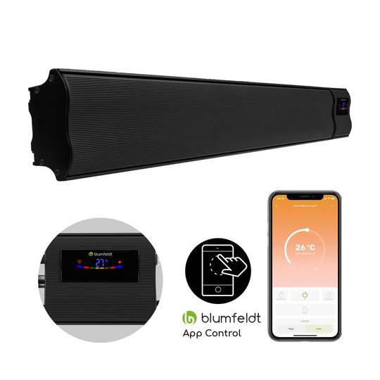 Cosmicbeam Smart Radiant Electric Patio Heater