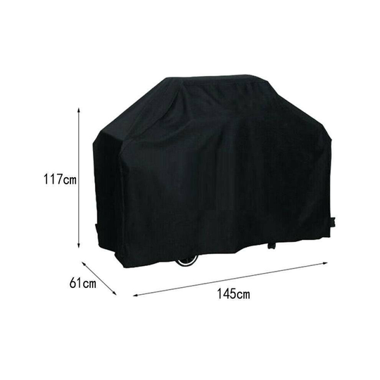 (145x61x117cm) BBQ Cover Heavy Duty Waterproof Rain Snow Gas Barbeque Grill Garden Protector