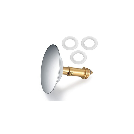 Bathroom Push Pop-Up Click Clack Plug Stopper, Sink Drain Plug Push Plug Stopper, Drain Sink Waste Plugs, Washbasin Kitchen Bathroom Sink Push Bu