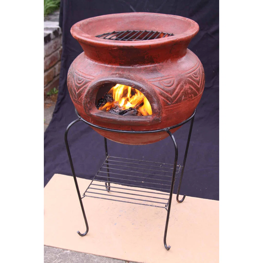 Asadro Redondo Steel Wood/Charcoal Chiminea