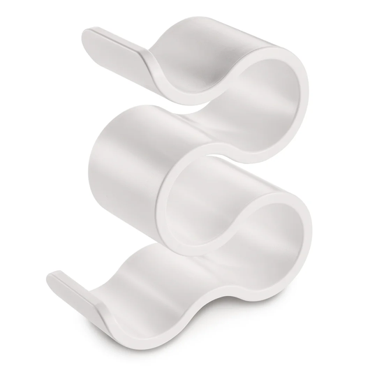 5 Bottle Tabletop/Countertop Wine Bottle Rack in White