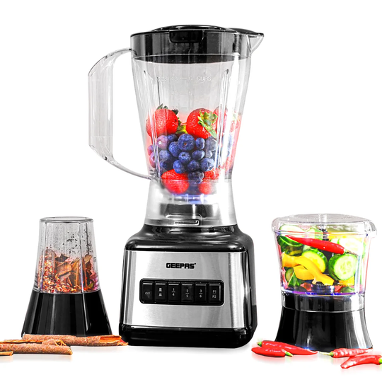 500W 3 In 1 Stainless Steel Stand Blender
