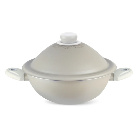 White Diamond 24cm Non-Stick Aluminium Wok Set