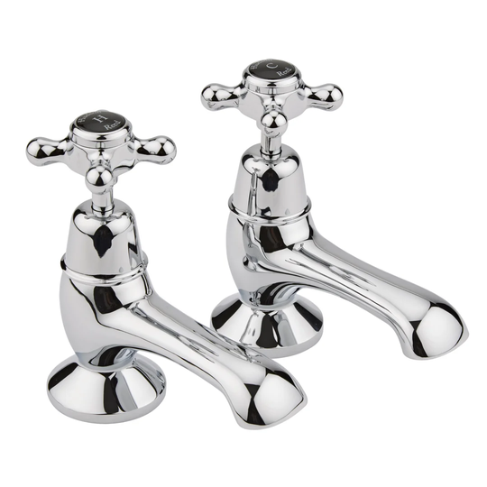 Topaz Bath Tap with Dome Crosshead