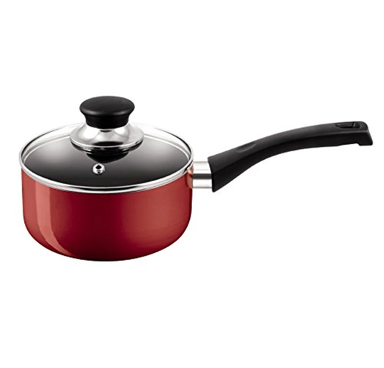 A161S545 Bistro Aluminium Cookware Set, 5 Pieces - Red