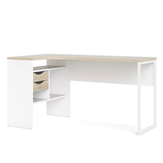 Ajnag L-Shape Secretary Desk