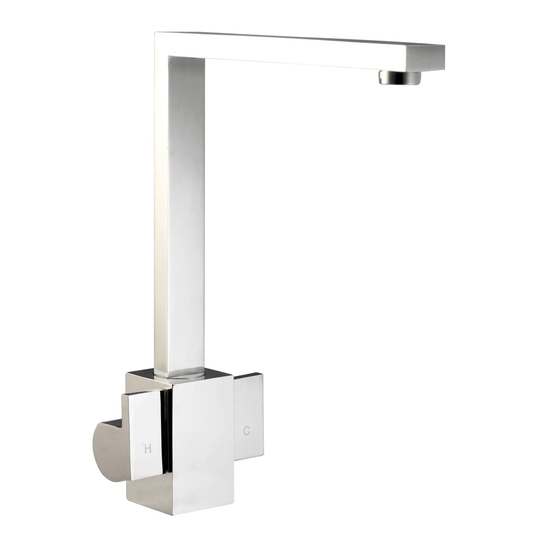 Ottawa Metering Twin Lever Monobloc Kitchen Tap