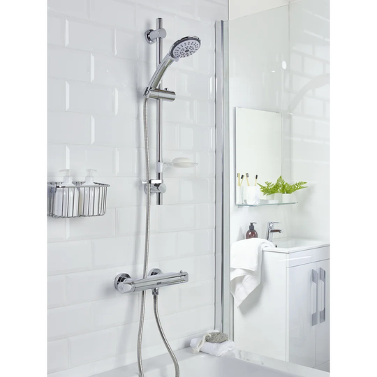 Artisan Thermostatic Shower with Adjustable Shower Head