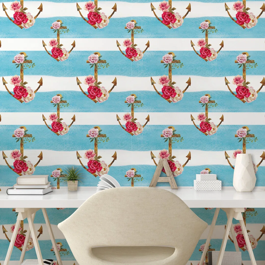 Coursey Matte Peel & Stick Wallpaper Roll