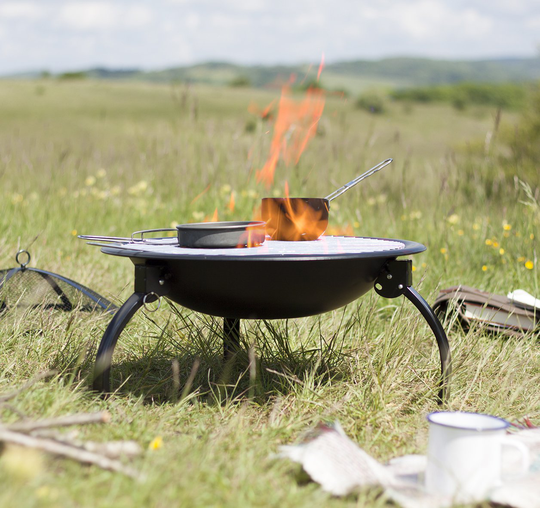 La Hacienda Camping Firepit.