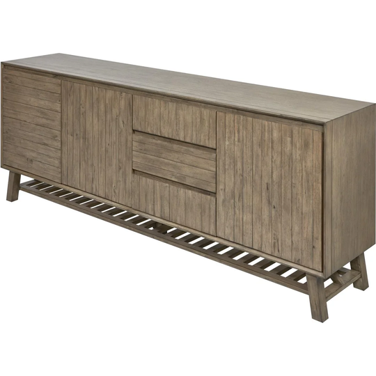 Kroeker 45Cm Wide 3 Drawer Acacia Solid Wood Sideboard