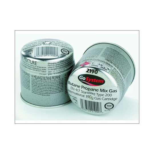 GoSystems Pierceable Gas Cartridge 190g 1190