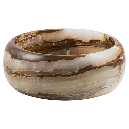 Bryana Stone Circular 410mm Countertop Basin
