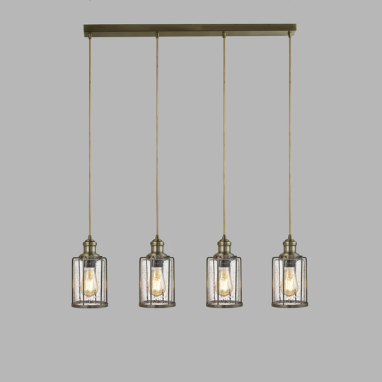 Archie 4 - Light Kitchen Island Linear Pendant