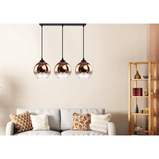 Thacker 3 - Light Kitchen Island Globe Pendant