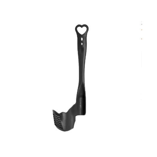 (Black2, Perforated) Kitchen Scraper Rotating Spatula For Thermomix Food Utensil Rotary Tools