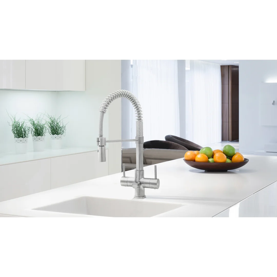 Benji Pull Out Twin Lever Monobloc Tap