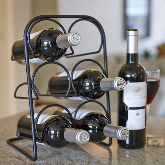 Pisa 6 Bottle Tabletop Wine Rack