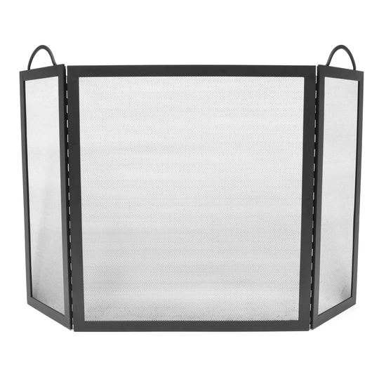Vermont 3 Panel Steel Fireplace Screen