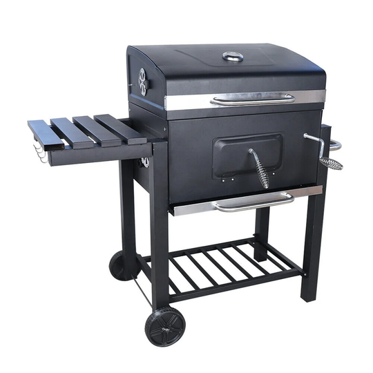 Dakota Fields 45.5cm Barrel Charcoal BBQ