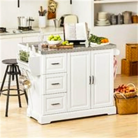 Barfleur 130 Cm' Kitchen Island Stainless Steel Top