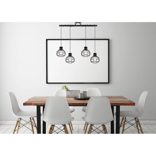 Desrosiers 4-Light Kitchen Island Geometric Pendant