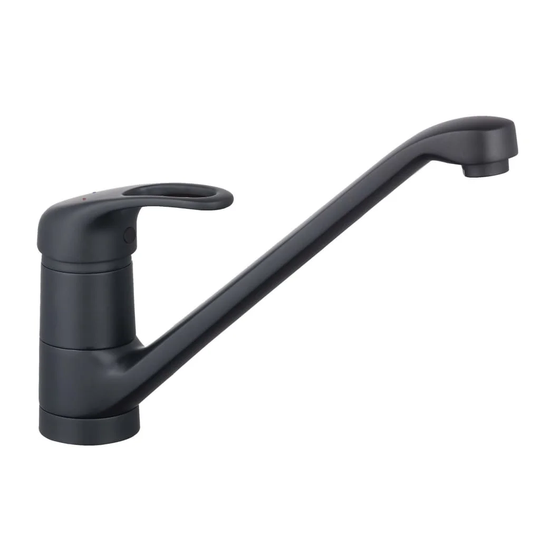 Schütte Sink Mixer Grande Matt Black