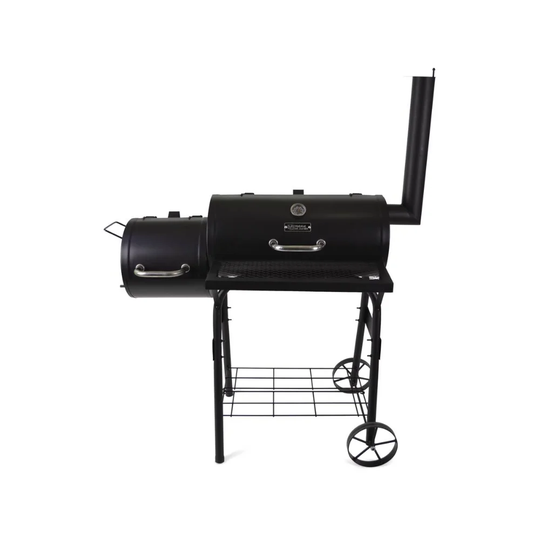 Dakota Fields 142.5cm Barrel Charcoal BBQ