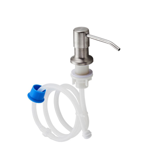 Soap Dispenser Extension Tube Kit Replacement for Kitchen Sink Metal Under Deck Counter in Sink Mounted