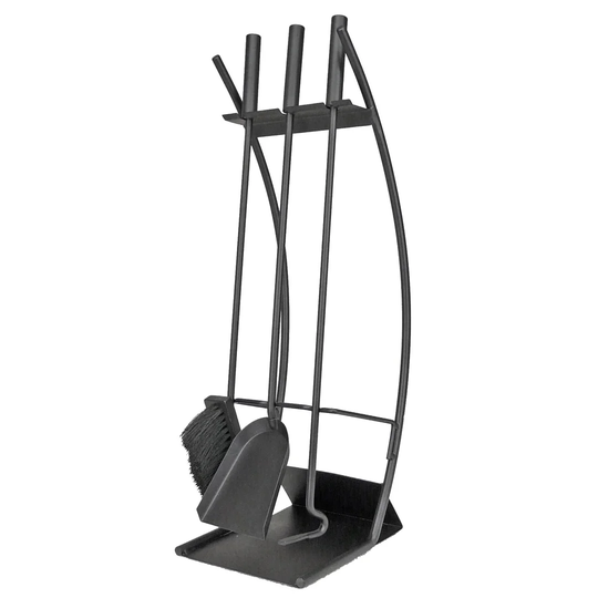 Traverse 4 Piece Steel Fireplace Tool Set