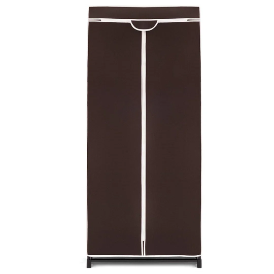 Fabric Wardrobe, Portable Clothes Closet With Dust-Proof Cover And Zippers, Freestanding Clothing Organiser For Shirts, Garments, Shoes, Toys Storage