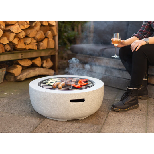 35.2Cm H Iron Wood Burning Outdoor Fireplace