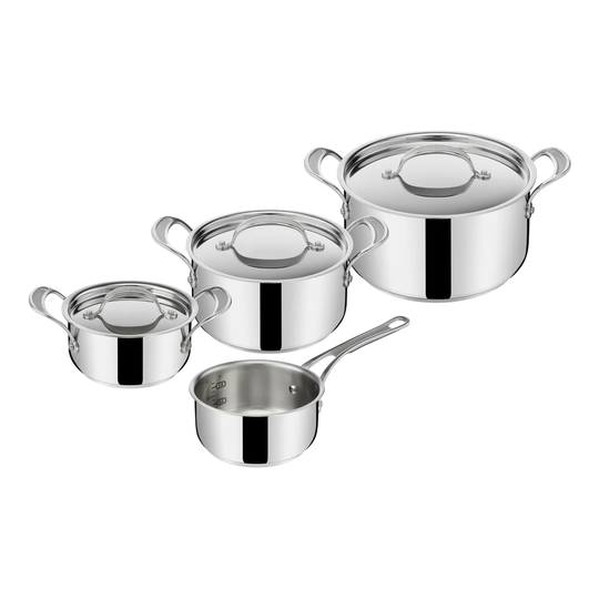 Tefal Jamie Oliver Cook's Classics sauce pan set 7 pieces Stainless steel
