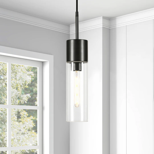 Shaeffer 1-Light Single Cylinder Pendant