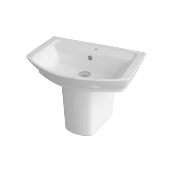 65cm Semi Pedestal Sink