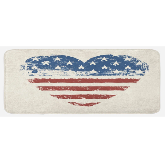 Tullia Americana Patriotic Flag USA Kitchen Mat