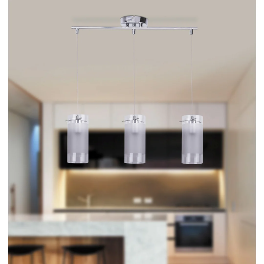 Upland 3 Light Kitchen Island Pendant