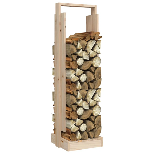 Cannondale 33.5Cm W x 30Cm D Solid Wood Log Rack