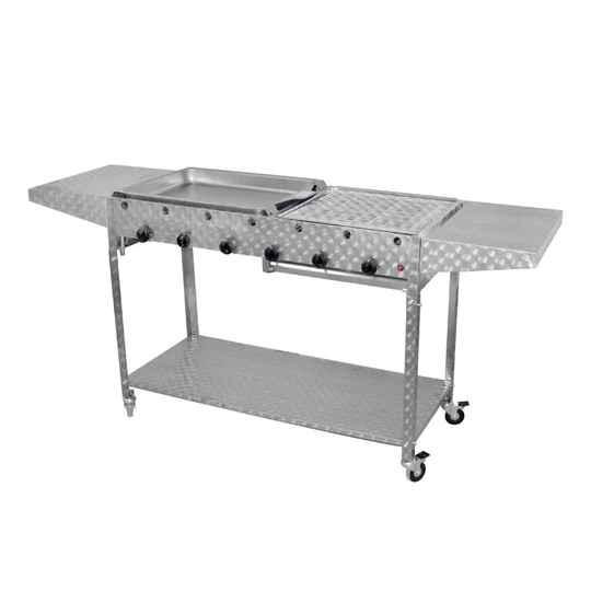 Mathilda Portable Electric Barbecue with Griddle