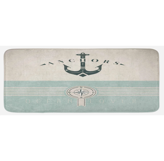 Mitzi Vintage Marine Anchor Kitchen Mat