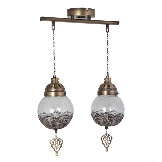 Glick 2 - Light Kitchen Island Globe Pendant