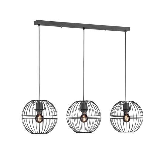 Repton 3-Light Kitchen Island Globe Pendant