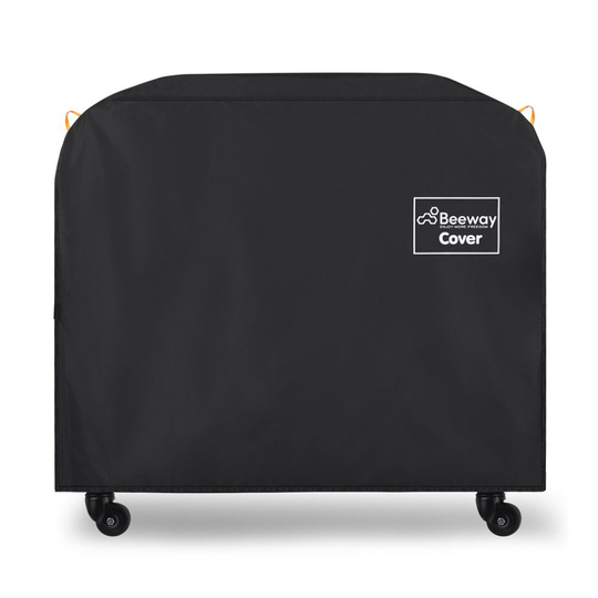 BEEWAY Barbecue Cover, BBQ Grill Cover Heavy Duty - 210D Oxford Fabric, Waterproof, Indoor Outdoor Rain Dust Protection with Self-stick Straps and...