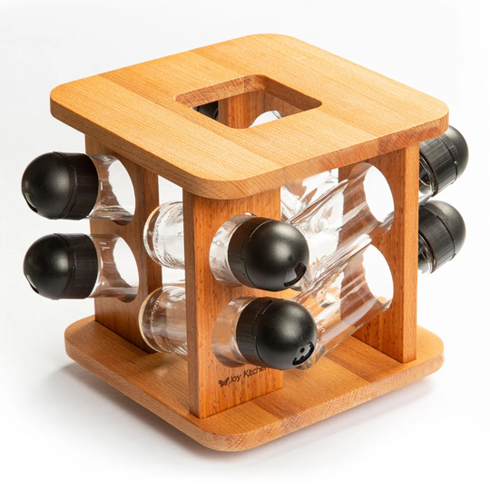 8-Jar Free-Standing Spice Rack