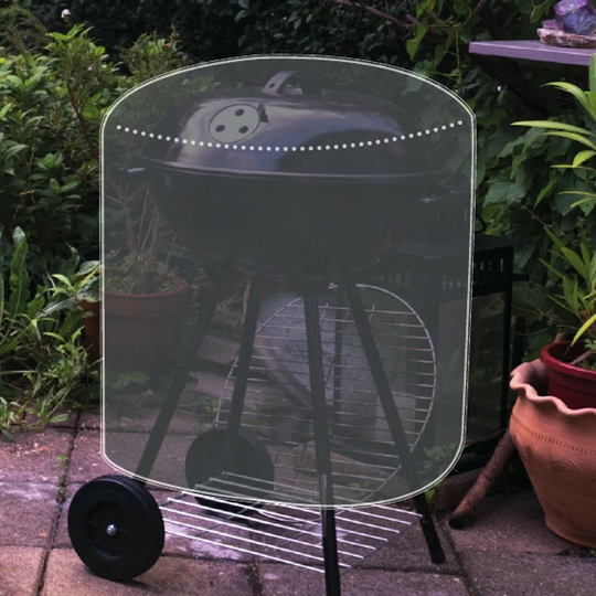 Kinzo Garden Protective Round BBQ Cover