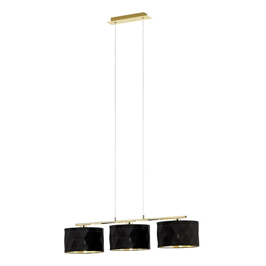 Cristal 3-Light Kitchen Island Pendant
