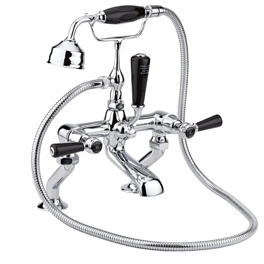 Topaz Bath Shower Mixer with Dome Lever