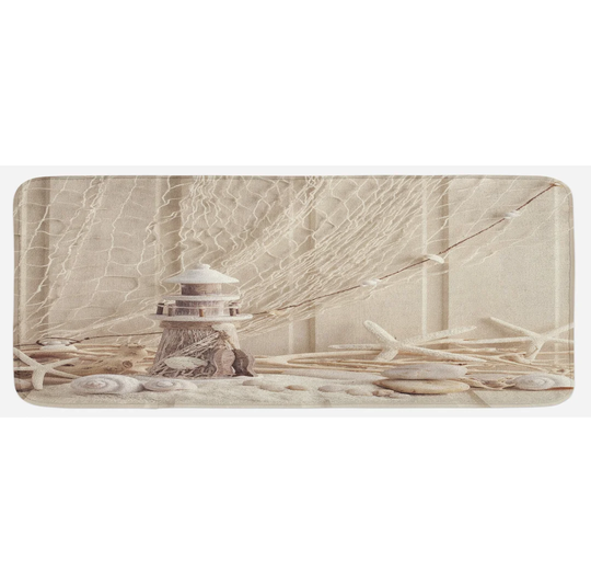 Fishing Net Kitchen Mat Marine Fishing Net