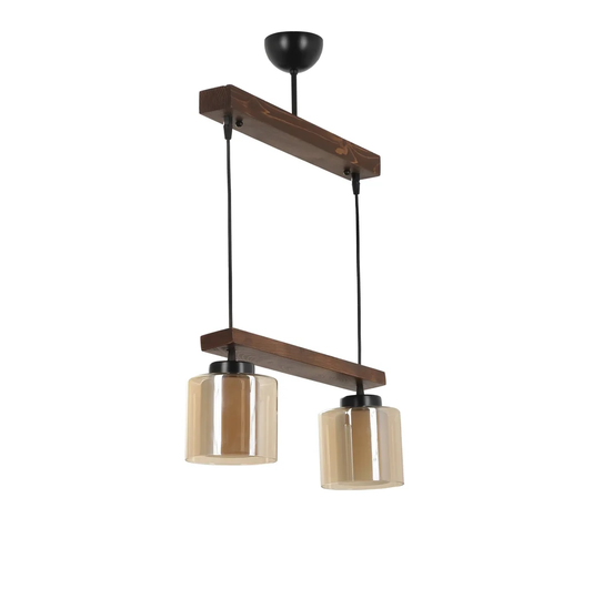 Weakley 2 - Light Kitchen Island Cylinder Pendant