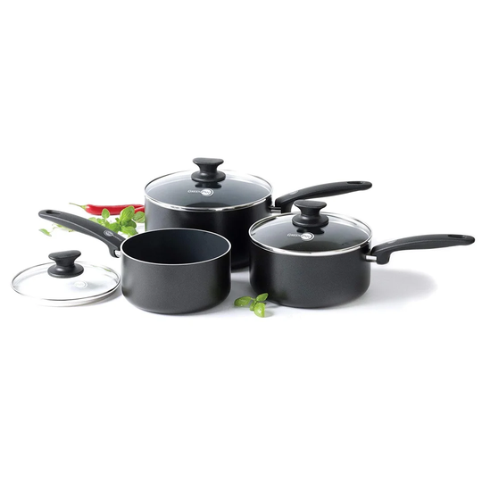GreenPan Cambridge 3 Piece Aluminium Non Stick Cookware Set